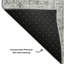 Tapis gris Cerrito AMF611 lavable à la machine de qualité supérieure-105156706