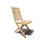Folding Teak Patio Dining Chair