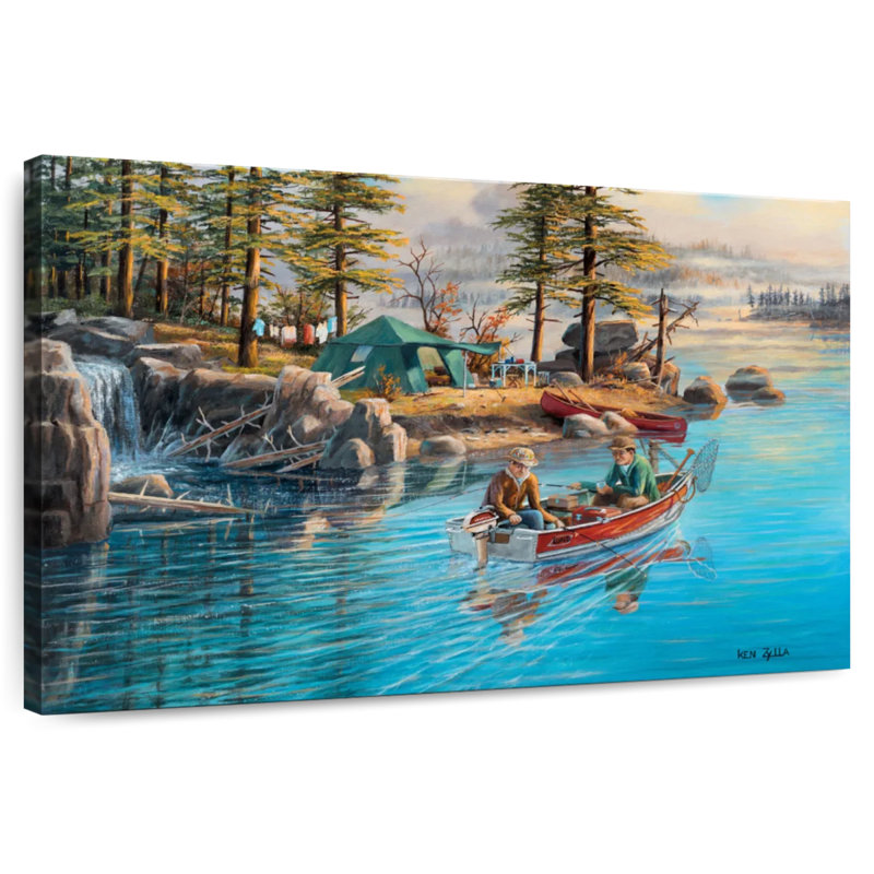 Senne Fishing Camp, 30" H x 45" W