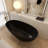 65'' Freestanding Tub Solid Surface Resin Stone Soaking Bathtub-111987429
