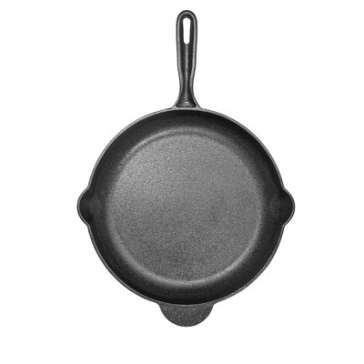 Granitestone 12'' Cast Iron Pre Seasoned Skillet