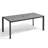 71.4’‘ L Rectangular Outdoor Dining Table with Umbrella Hole and Aluminum Frame  -571346888-571346935