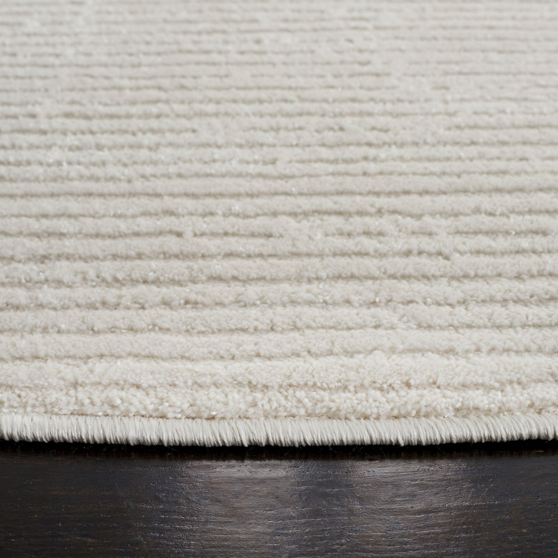 Striped Area Rug, Round 201cm