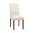 Upholstered Linen Wooden Dining Chairs-303141209