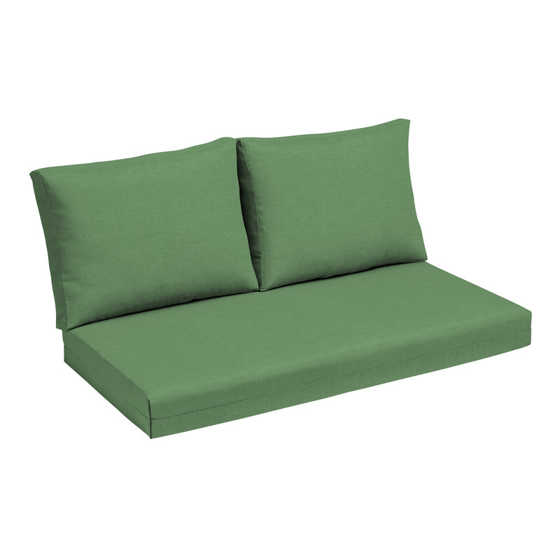 ARDEN 3 - Piece Outdoor Seat/Back Cushion, Moss Green