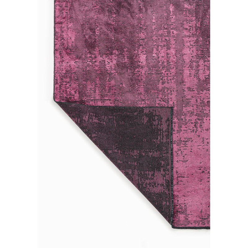 Rapture Abstract Area Rug in Pink, Square 9'