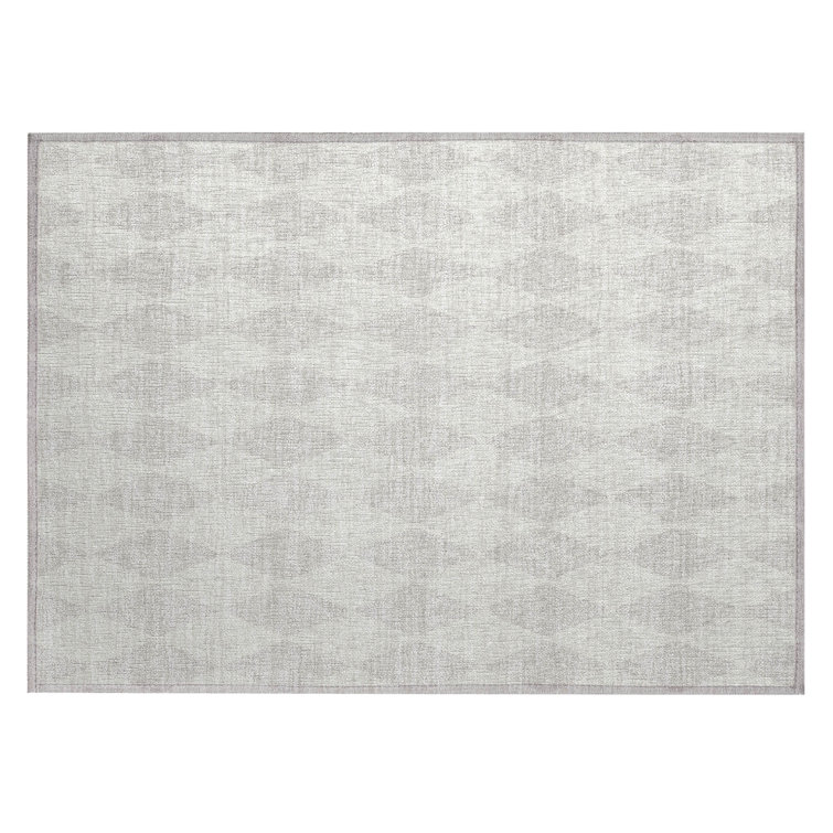 Fayme Washable Geometric Indoor / Outdoor Rug