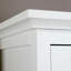 Alexandrina 1 or 2 Door Wardrobe with Hanging Rail White-808507243
