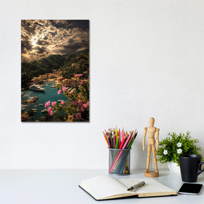 Panorama of Portofino 1 Piece Wall Art on Canvas