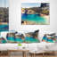 Coussin Rocky Beach avec turquoise-30720392-30720395