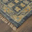 Fillmore Transitional Medallion, Blue/Gray, 2'-6" X 8' Runner-1583739532