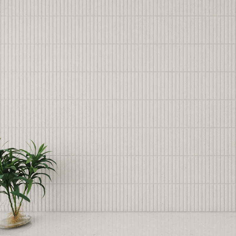 Spanish Zenstone Porcelain 12"x 24"x 9mm Wall Tile Case - Deco Almond (5 PCS, 10.76 Sq. Ft.), Pearl