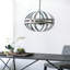 Lustre - luminaire suspendu galvanisé 4 lumières, chaîne réglable