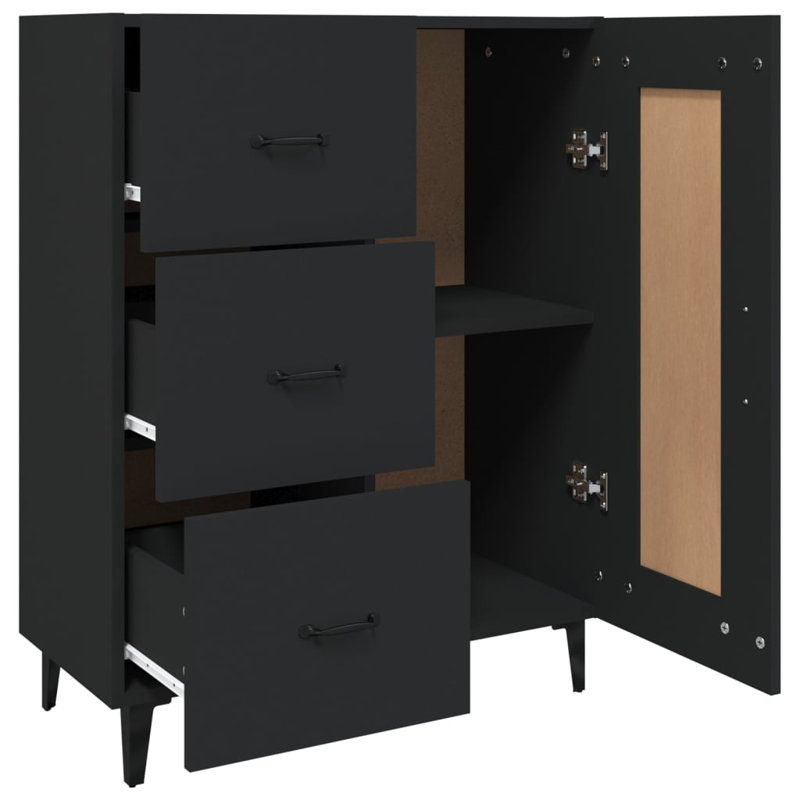 Smeltzer 69.5cm Sideboard, Black