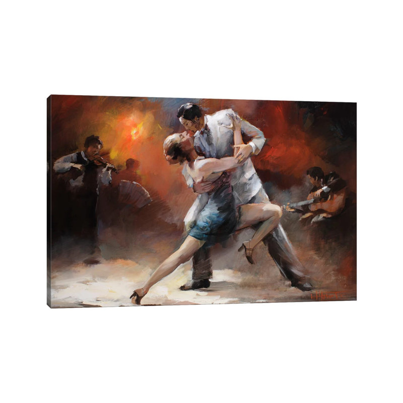 Tango Argentino IV 1 Piece Wrapped Canvas Wall Art, 20.32cm H x 30.48cm W