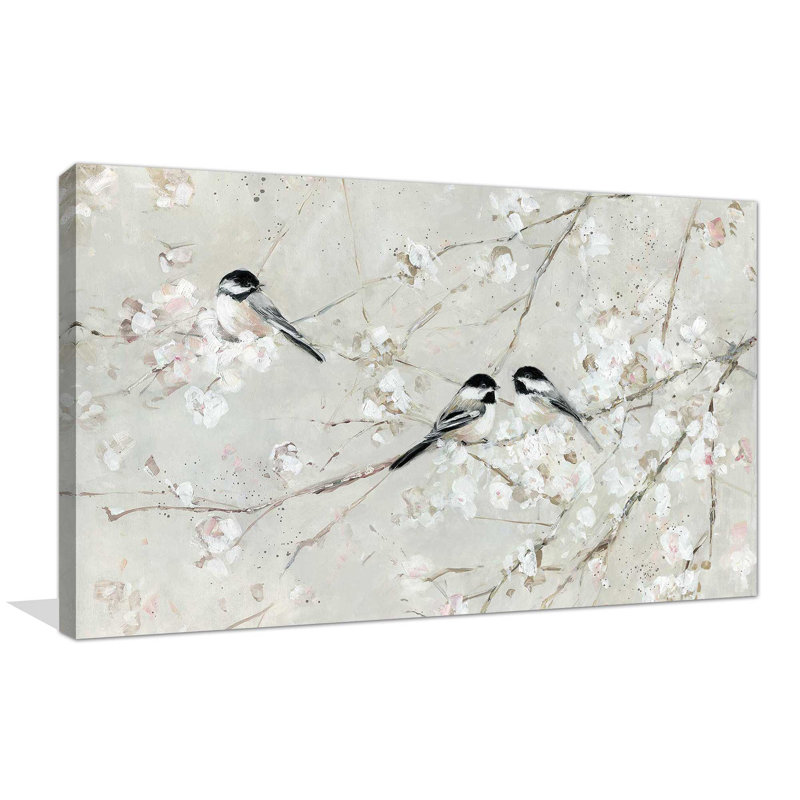 Nature's Confetti I par - Peinture, H 18 po x l 30 po x P 1 po, Toile tendue