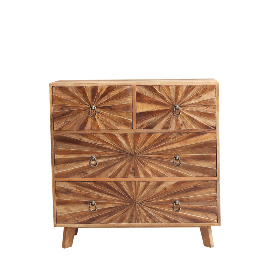 Aldgate Solid Wood 90cm W 4 - Drawer Chest of Drawers