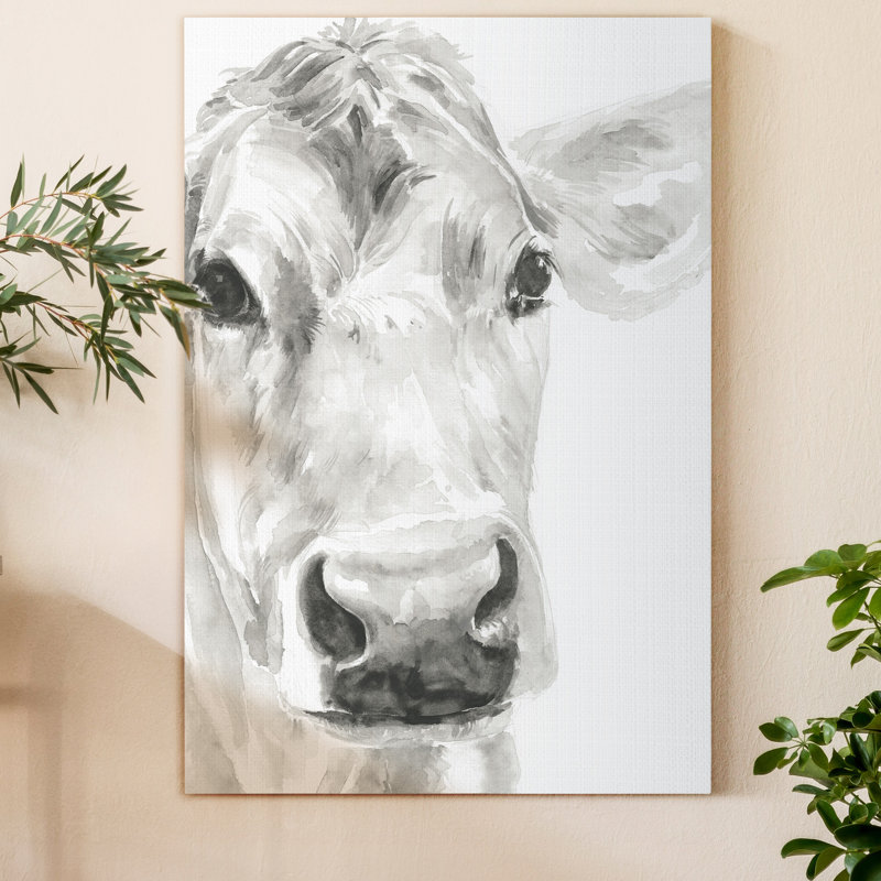 Farm Faces I - Wrapped Canvas Painting, 36" H x 24" W x 1.5" D