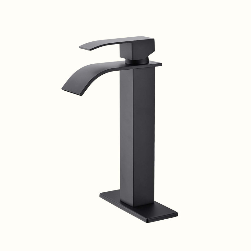 Single-Hole Single-handle Bathroom Faucet, Matte Black