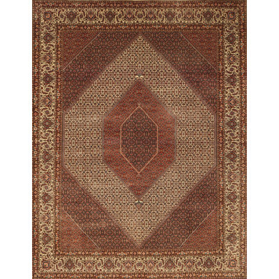 Tapis traditionnel brun / noir / beige