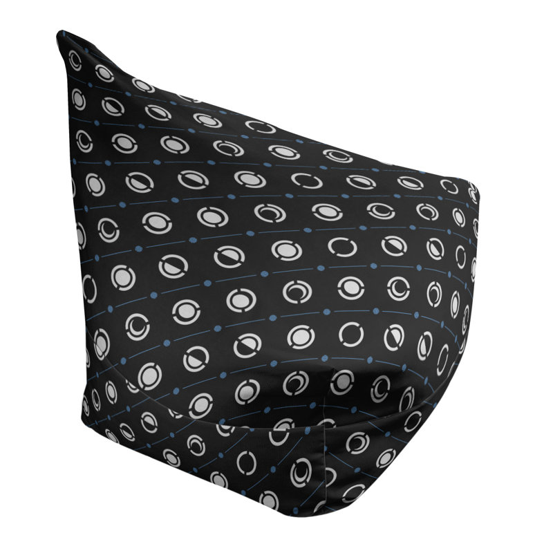 Housse de sac de pois, Bleu, H 27 po x l 30 po x P 25 po, Bourre en polyester