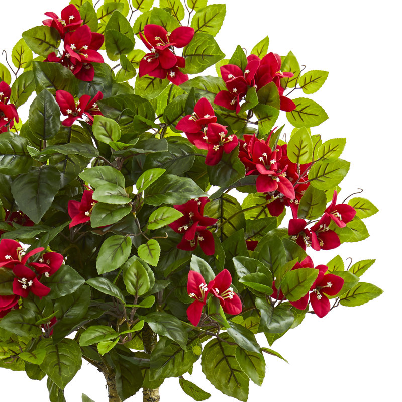 48'' Faux Ficus Topiary in Ceramic Planter