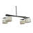 177" Wide Solaris 4 LT Oblong Pendant