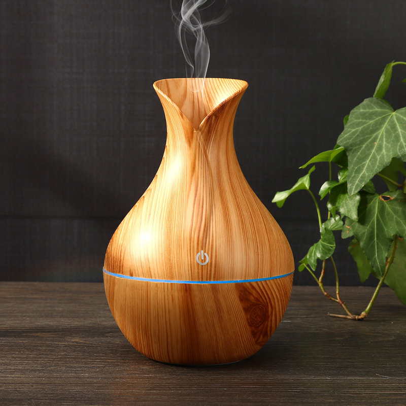 HALLOLURE 0.03 Gallons Warm Mist Ultrasonic Console Humidifier for 430 Cubic Feet