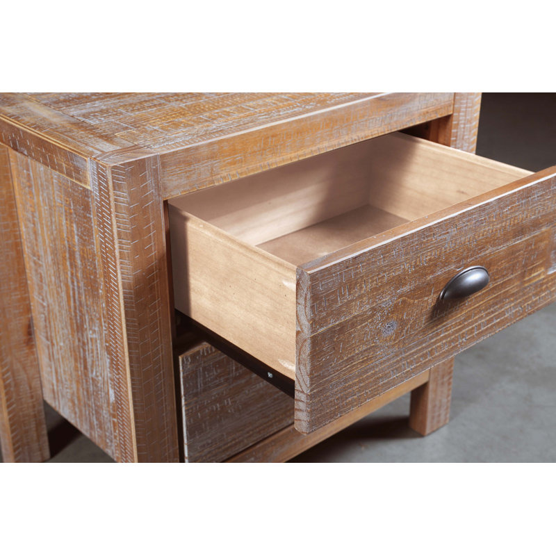 Montauk 24'' W Solid Wood Nightstand, Driftwood