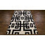 Tapis noir / ivoire en laine touffeté à la main à motif géométrique Maranda-1007526860