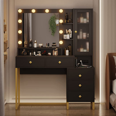 Coiffeuse avec miroir Dufault