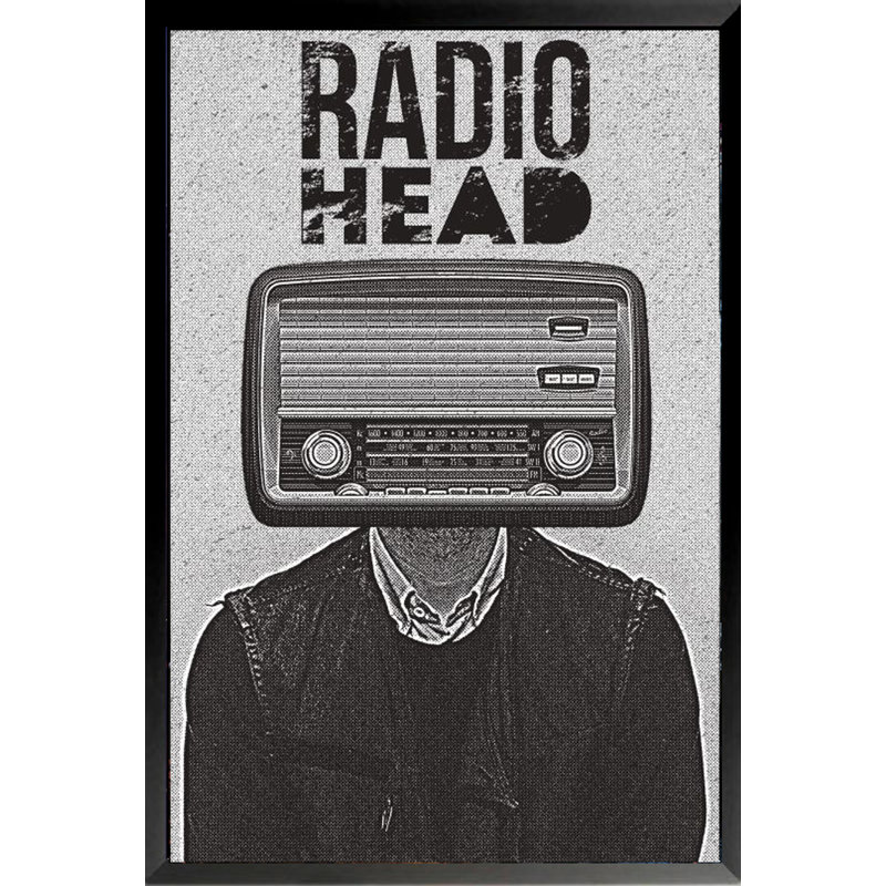 Radiohead Radio; Radiohead Radio, reproduction d'art sur affiche