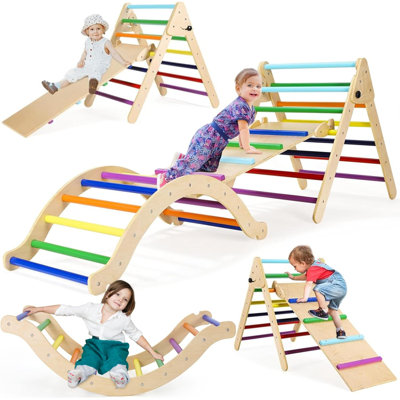 LIFERUN 223cm W Wood Climber