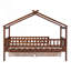 Lit simple en bois avec deux tiroirs-887647695