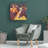 Wrapped Canvas Wall Art - Rita Kirkman 'Burro Confidential' Wall Art for Living Room, Bedroom, or Office Décor  - 14x14