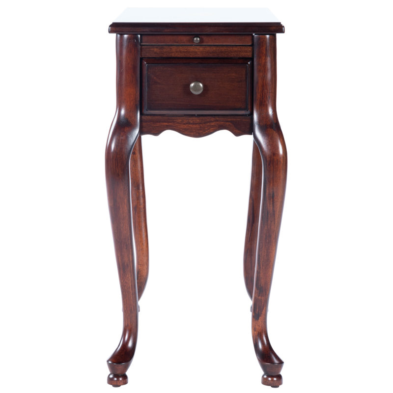 Croydon One Drawer with Pullout Side Table, Cherry