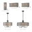 Mance 6 - Light Dimmable Drum Chandelier-414418060