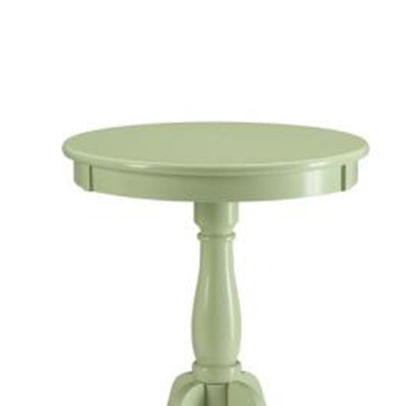 Table d'appoint ACME Alger, vert clair, Vert clair, H 25,5 po x l 18,5 po x P 18,5 po