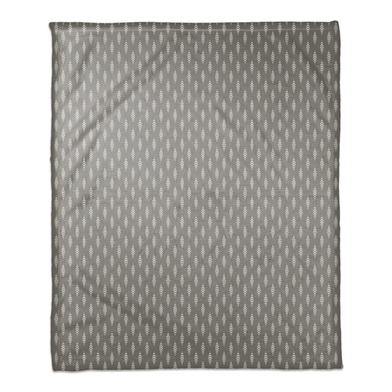 Hand Woven Throw Blanket, Gray