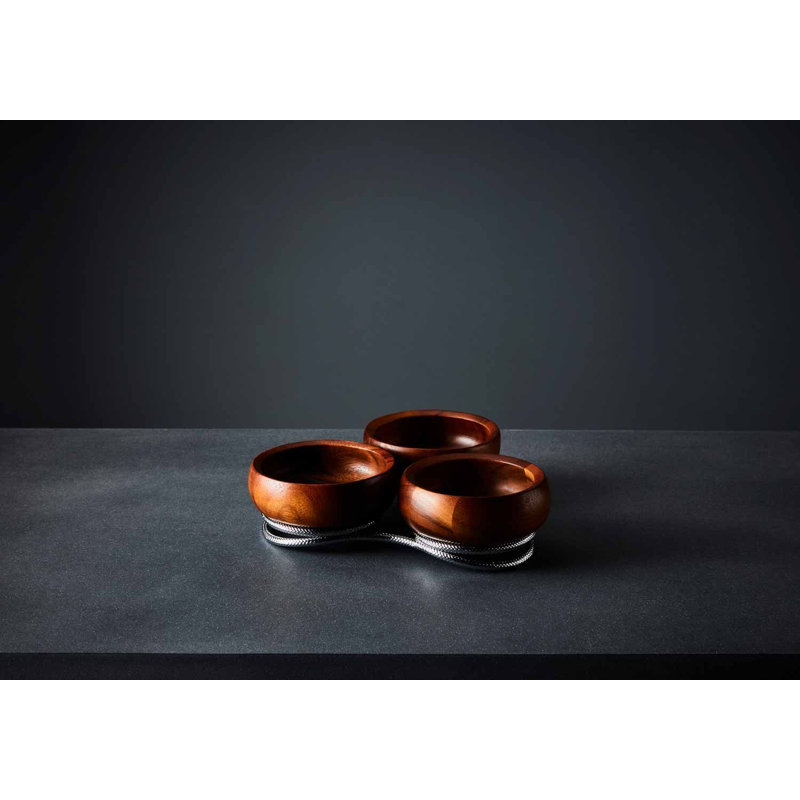Nambe Braid Condiment Server