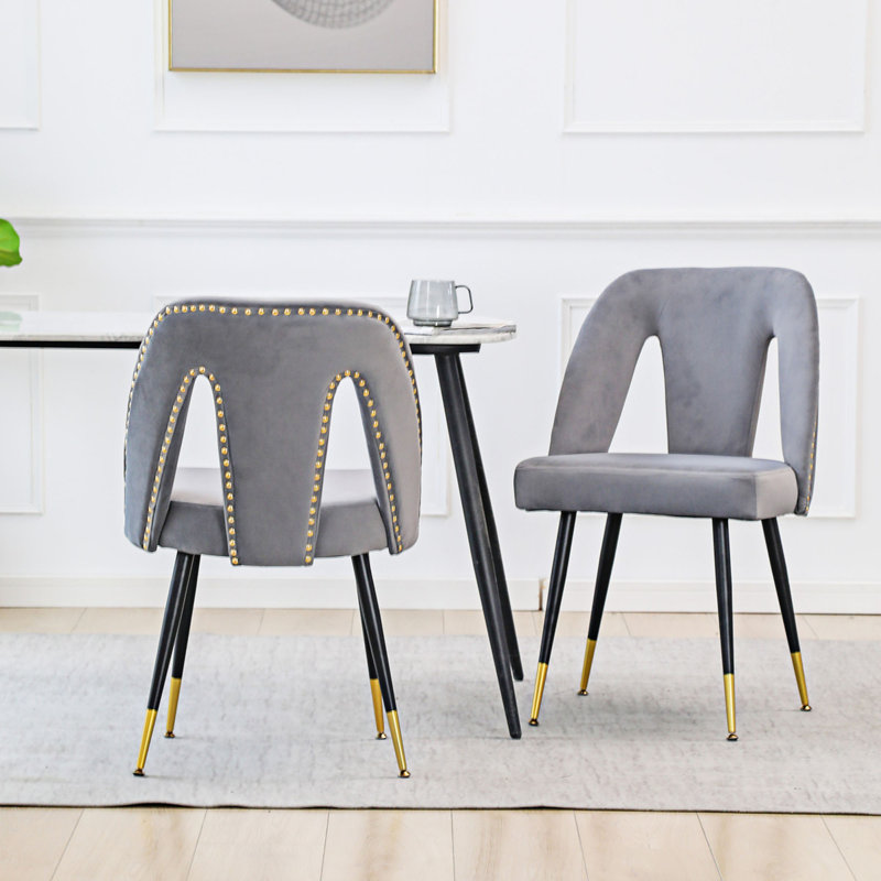 Chaise d'appoint Maril, gris