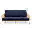 Housse pour canapé-lit réversible en tissu de polyester réversible avec fermeture à glissière 3 côtés-87758523-96484505