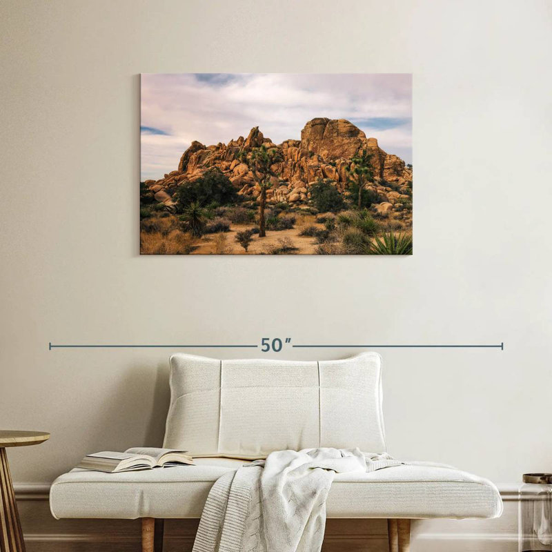 Nicci Joshua Tree, scène de désert, H 24 po x l 36 po