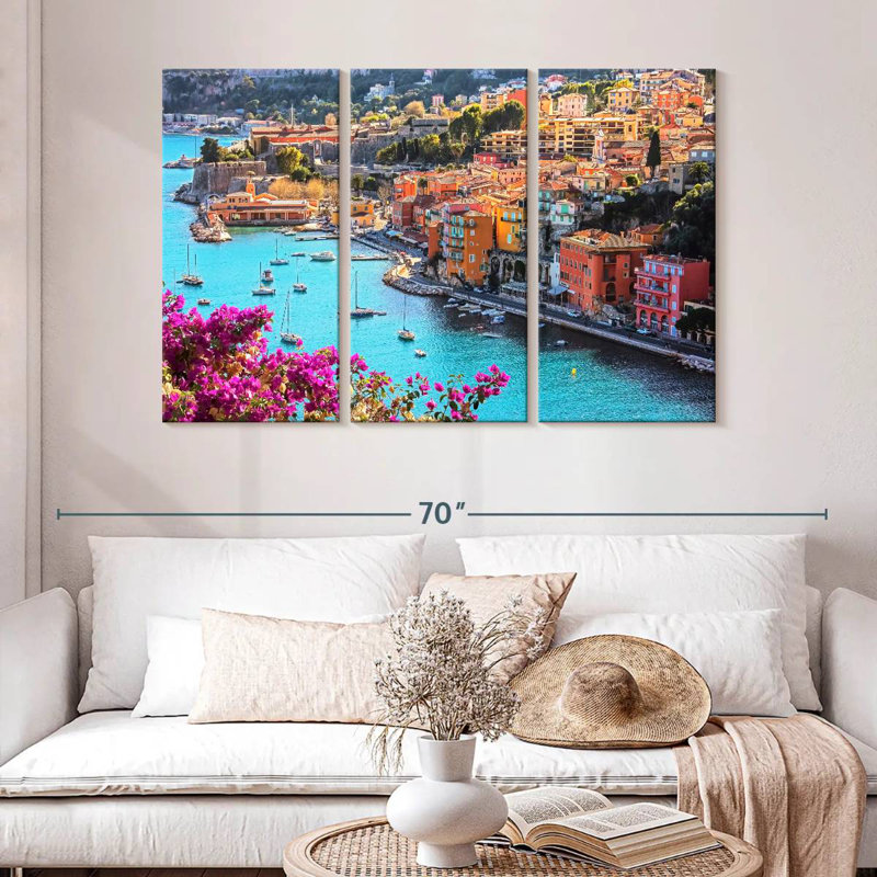 Sébbie French Riviera Summertime, H 32 po x l 50 po