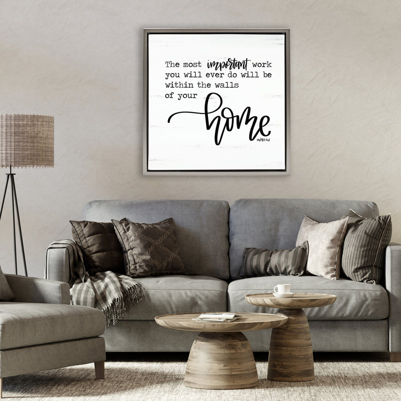 Cadre flottant à l'intérieur des murs de votre maison, design par Imparfect Dust, H 25 po x l 25 po