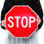 Panneau de signalisation en aluminium 12 po H x 12 po