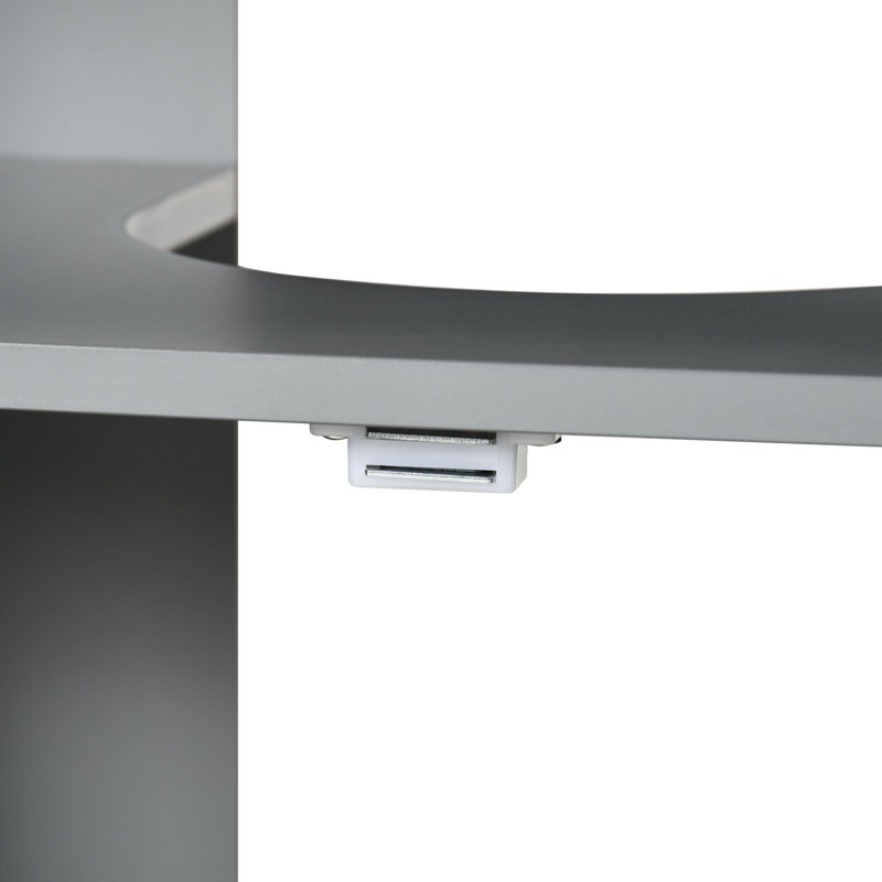 Overlea 60cm Single Bathroom Vanity Base Only, Grey