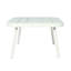 Ensemble de jardin et table en blanc cassé/gris, structure en corde épaisse tressée à la main, coussins amovibles déperlants antirouille