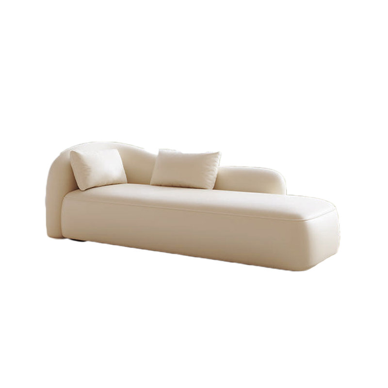 Méridienne Giorgiana, Accoudoir à gauche (vu de face), Beige
