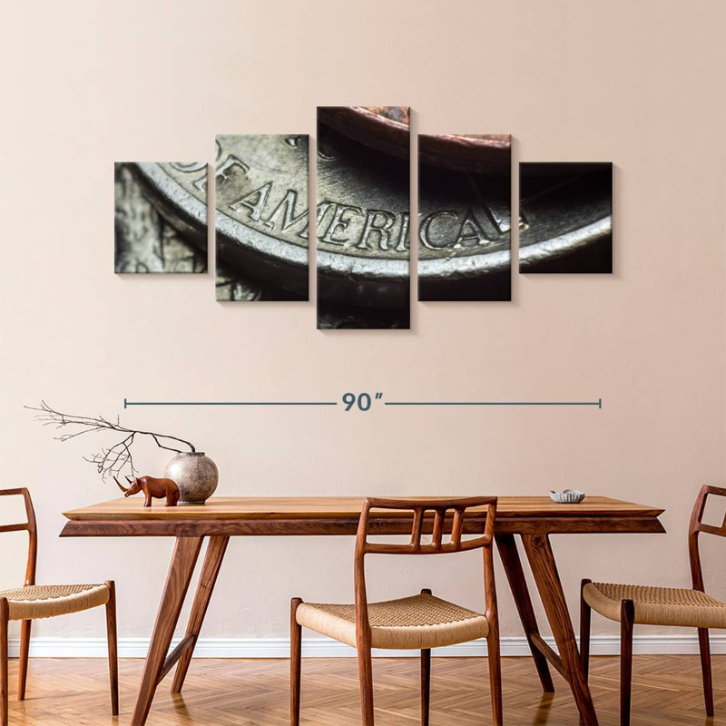 Coins, 42" H x 92" W